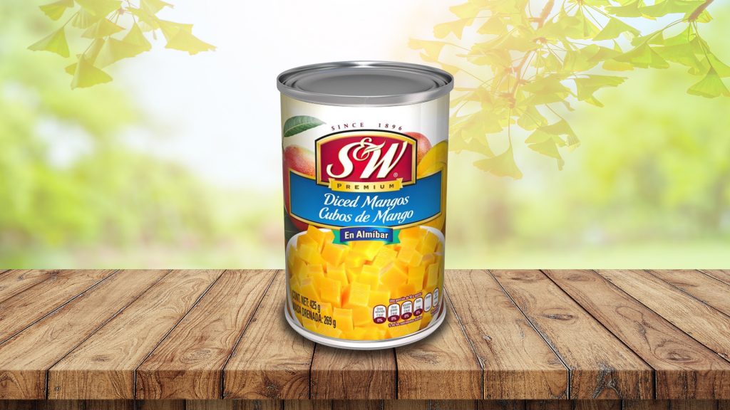 Cubos de Mango en Almíbar de S&W®