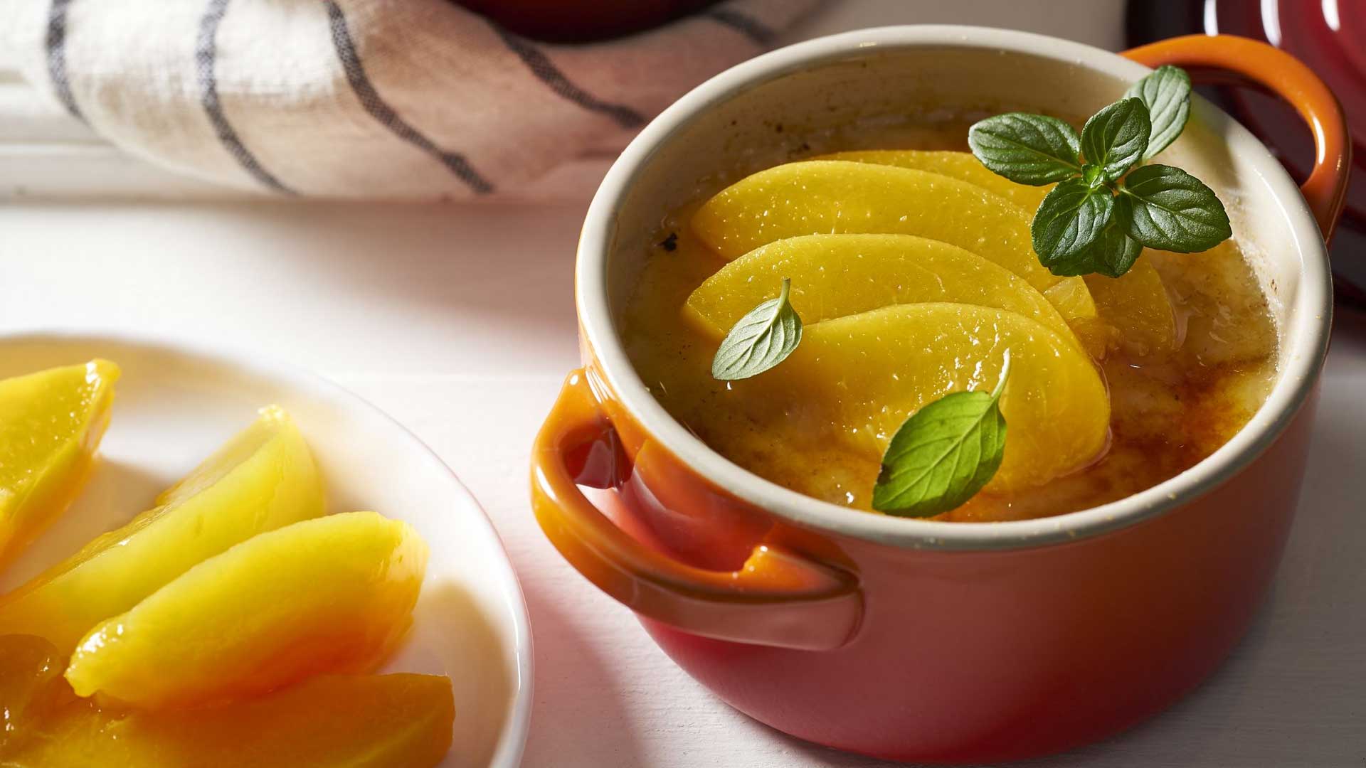 Brulée de Duraznos